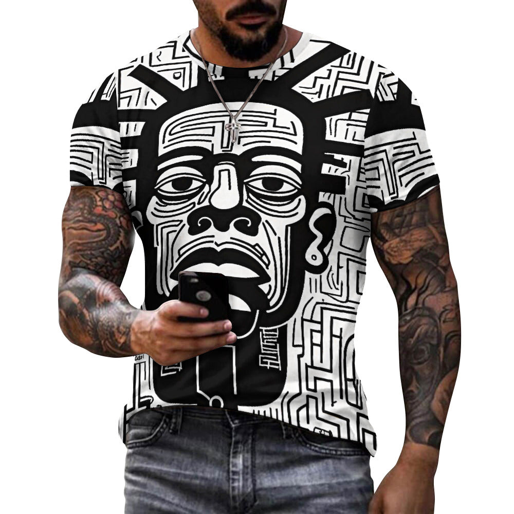 Gift Men's Cotton T-shirt Eyin