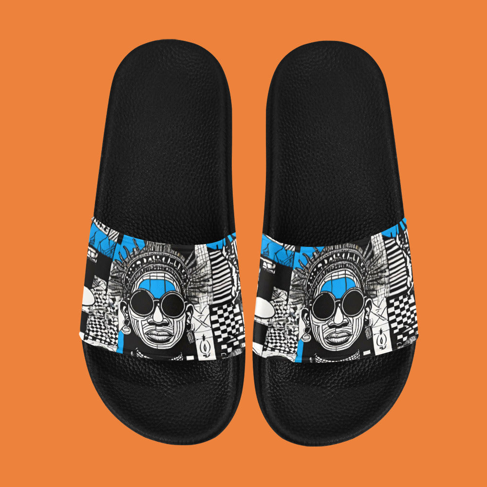 Geschenk Damen Slide Sandalen Monate