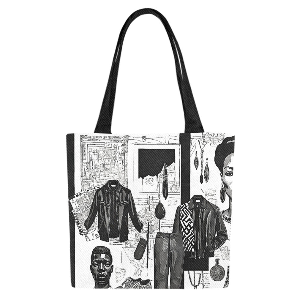 Canvas Tote Bag Radio (Set of 2)