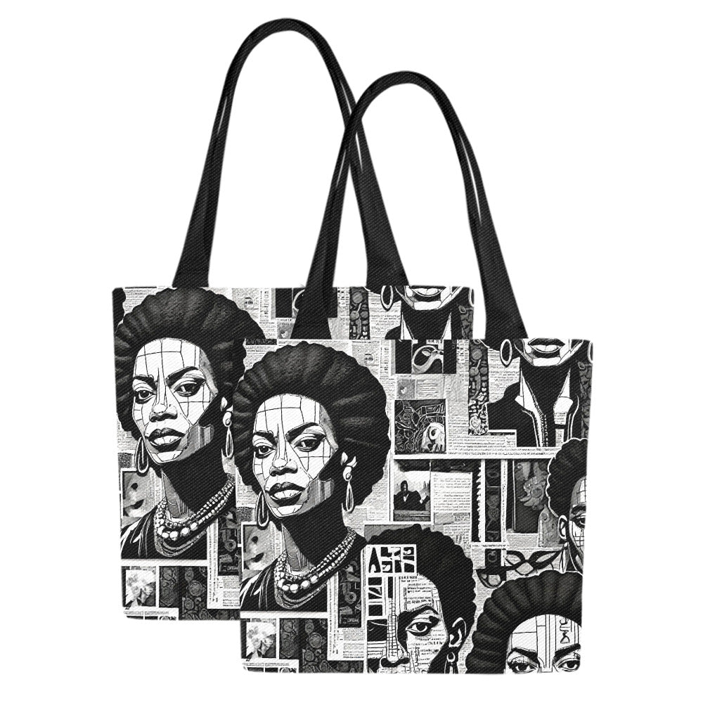 Canvas Tote Bag Mama Put (Set of 2)