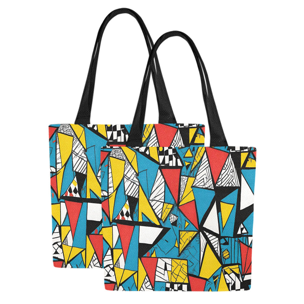 New!!! Gift Women Canvas Tote Bag Jigi 2 Pack (Best Friends Offer)