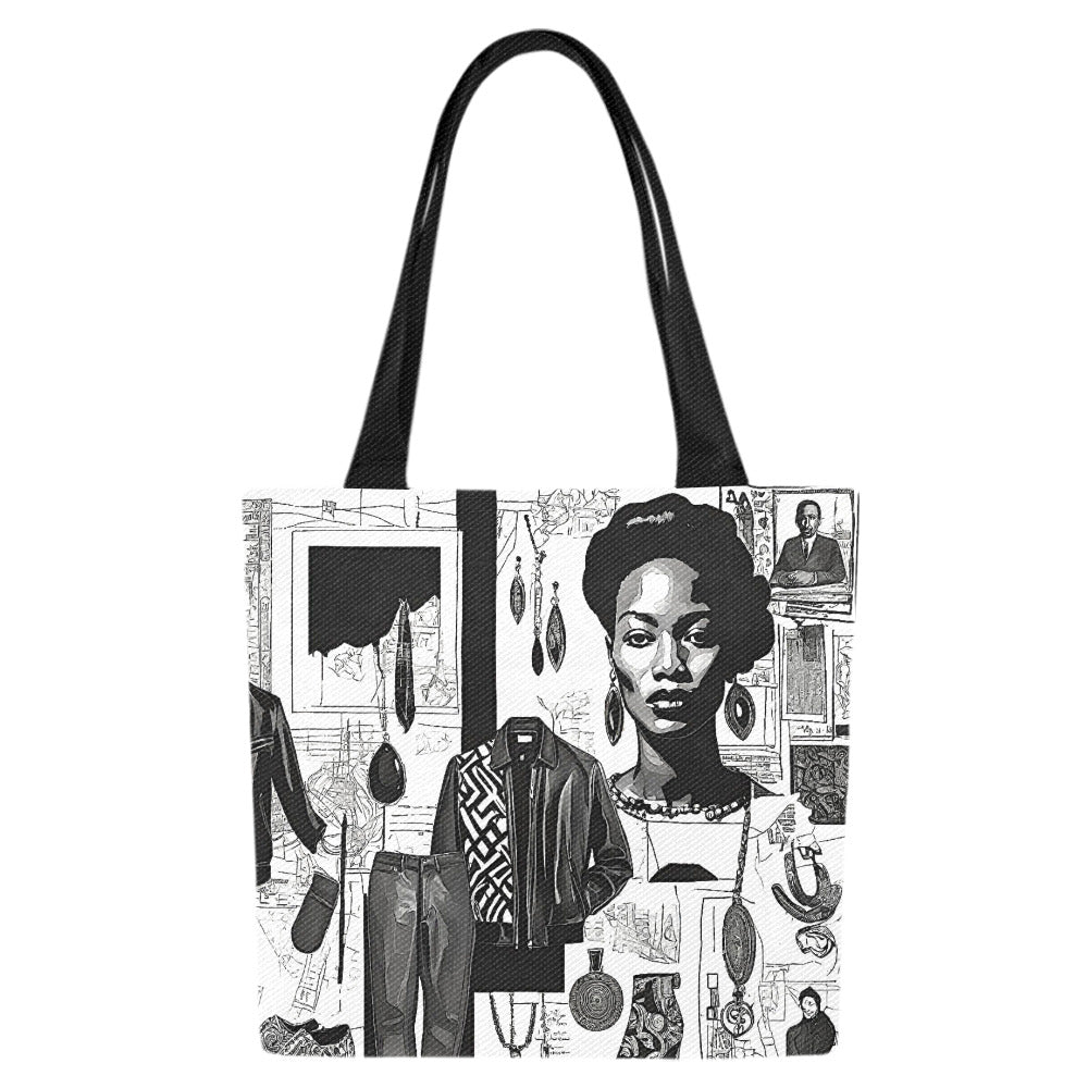 Canvas Tote Bag Radio (Set of 2)