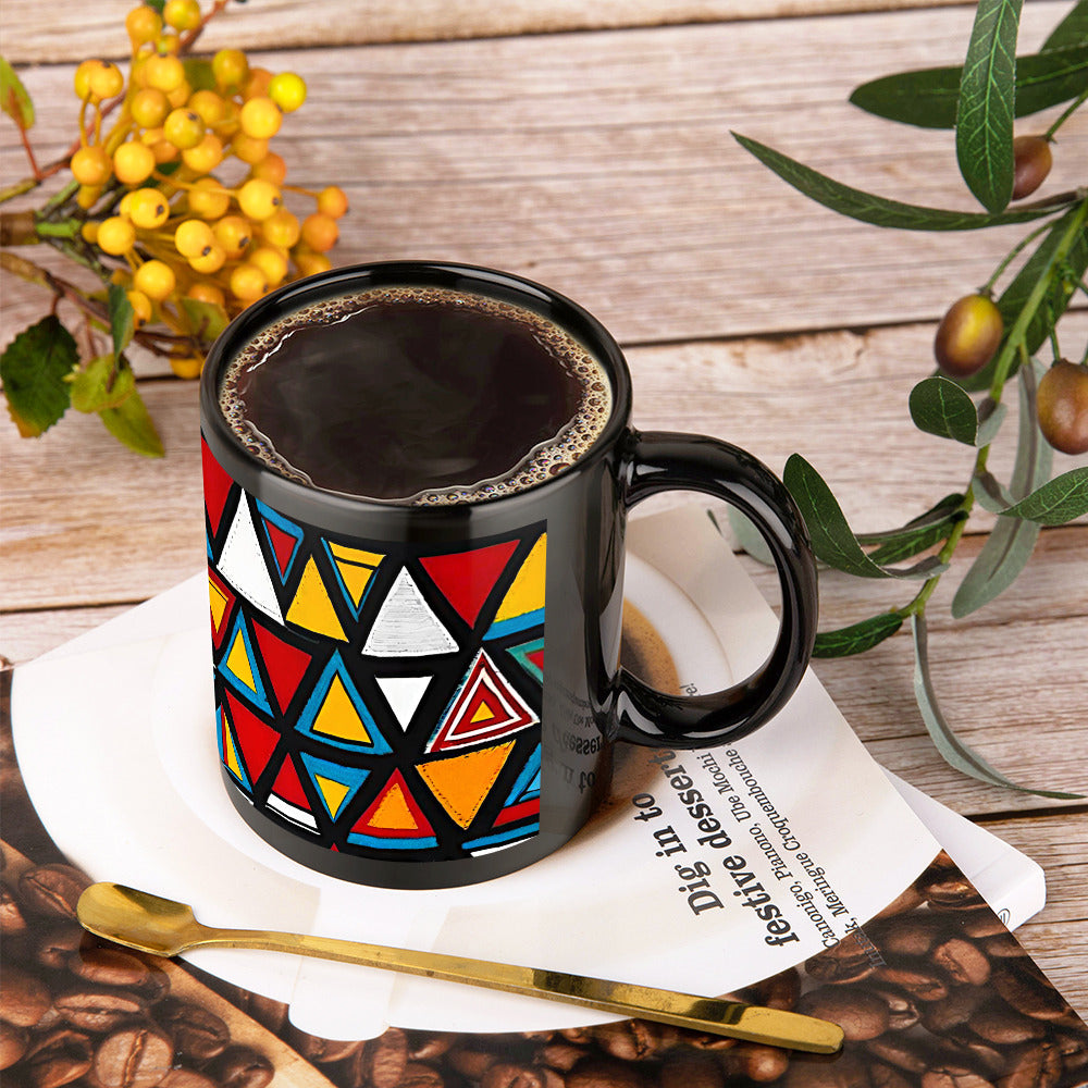 Gift Men and Women's Black Mug Bamu