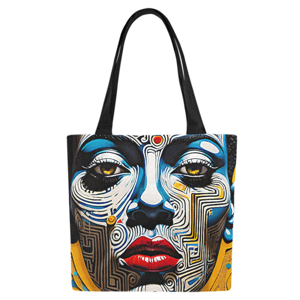 Gift women's Canvas Tote Bag Gbogbo wa (Set of 2)