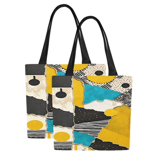 Canvas Tote Bag Akisa (Set of 2)