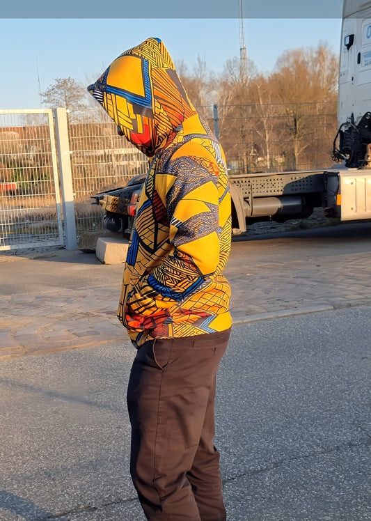 Gift Men's Ankara Fleece Jacket