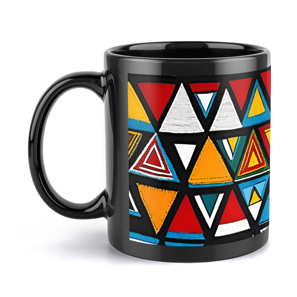 Gift Men and Women's Black Mug Bamu