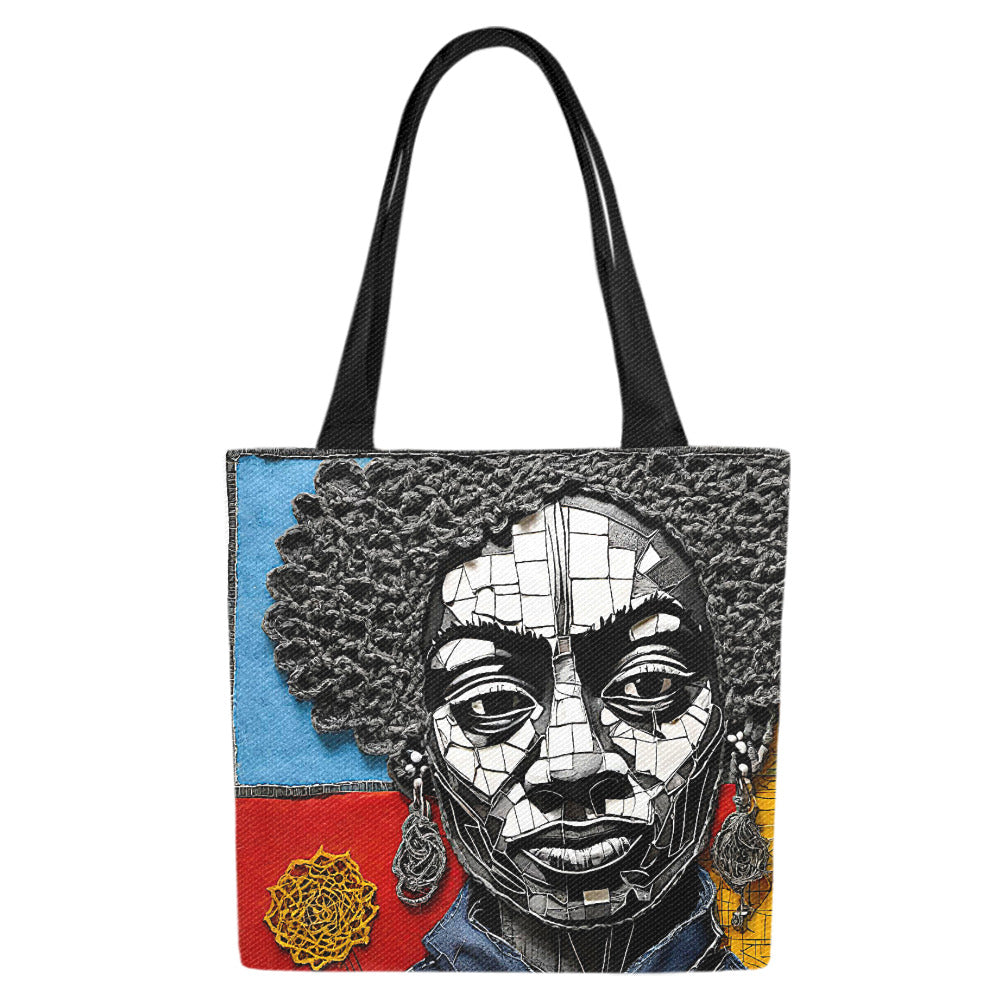 Canvas Tote Bag Monwoe (Set of 2)