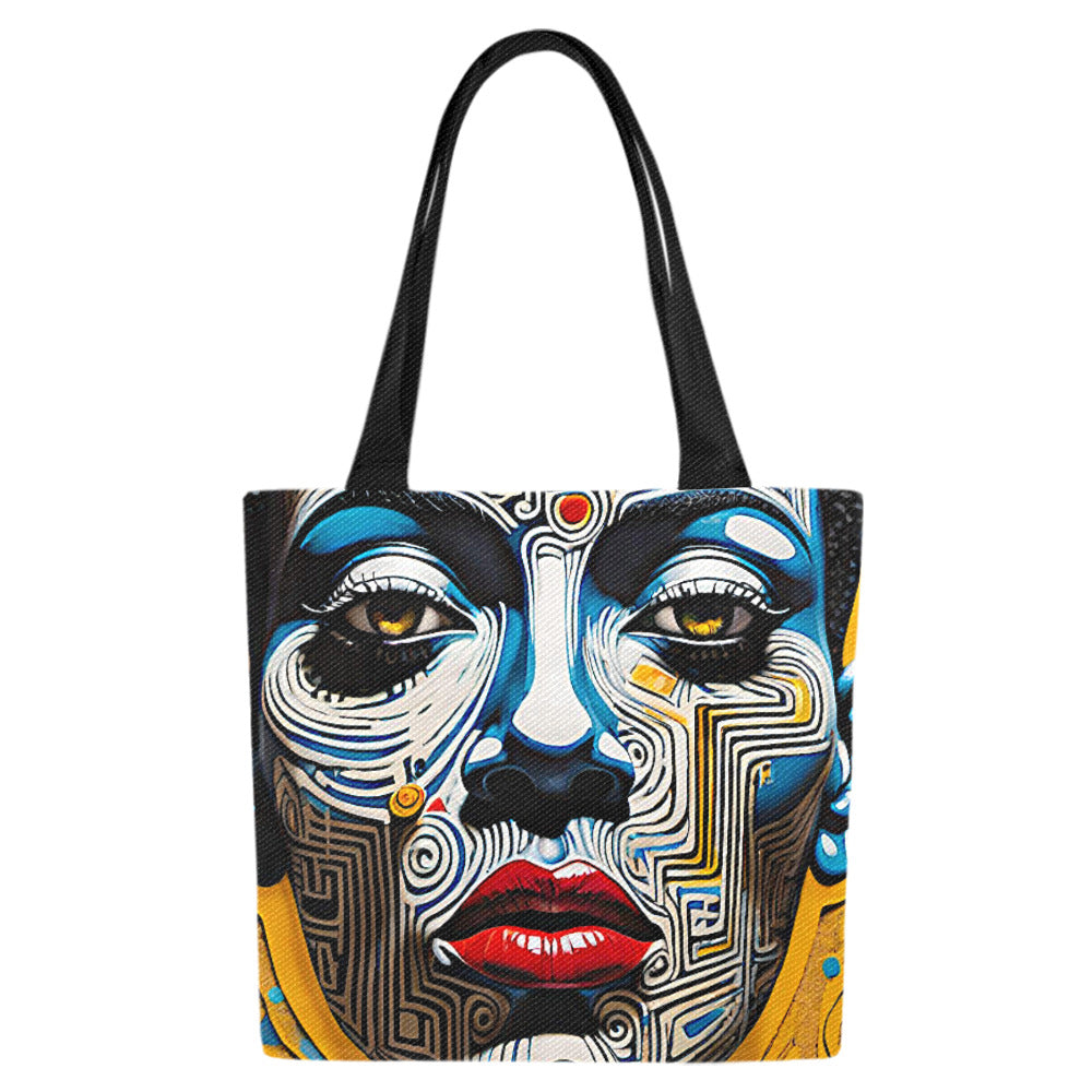 Gift women's Canvas Tote Bag Gbogbo wa (Set of 2)