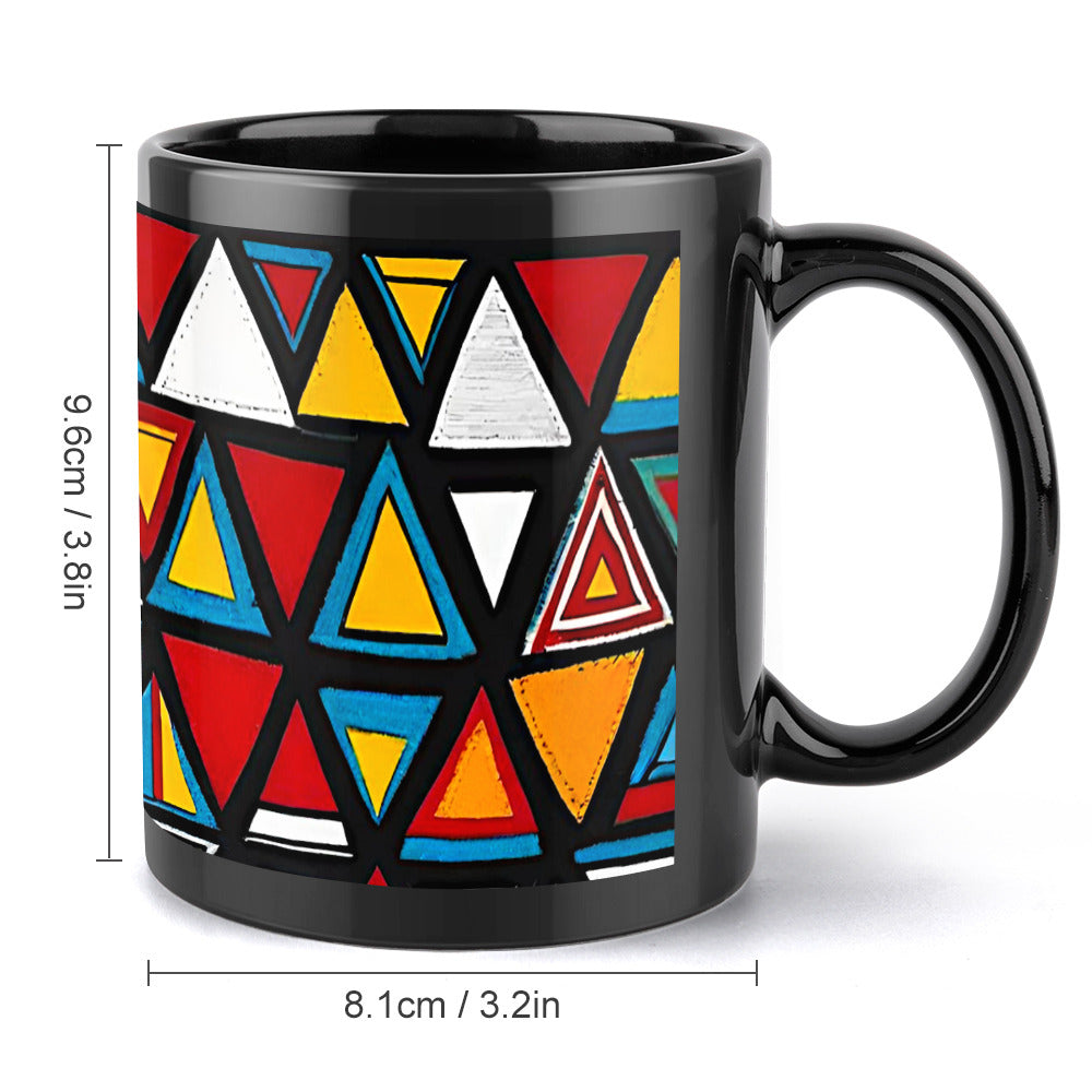 Gift Men and Women's Black Mug Bamu