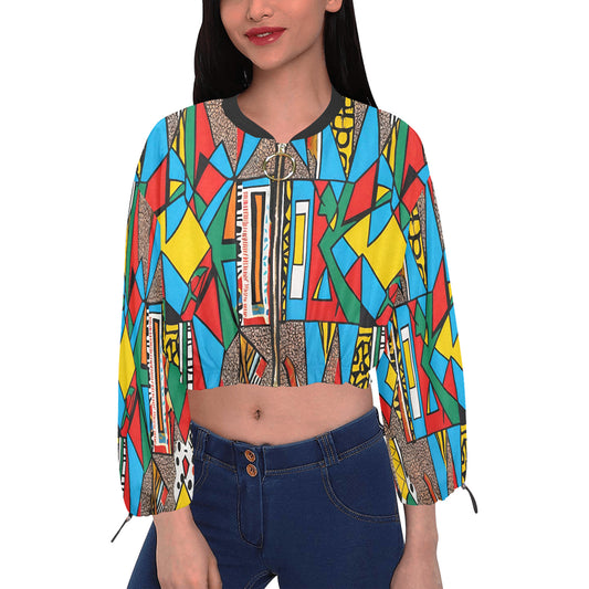 Gift Women's Chiffon Cropped Jacket Ijebu