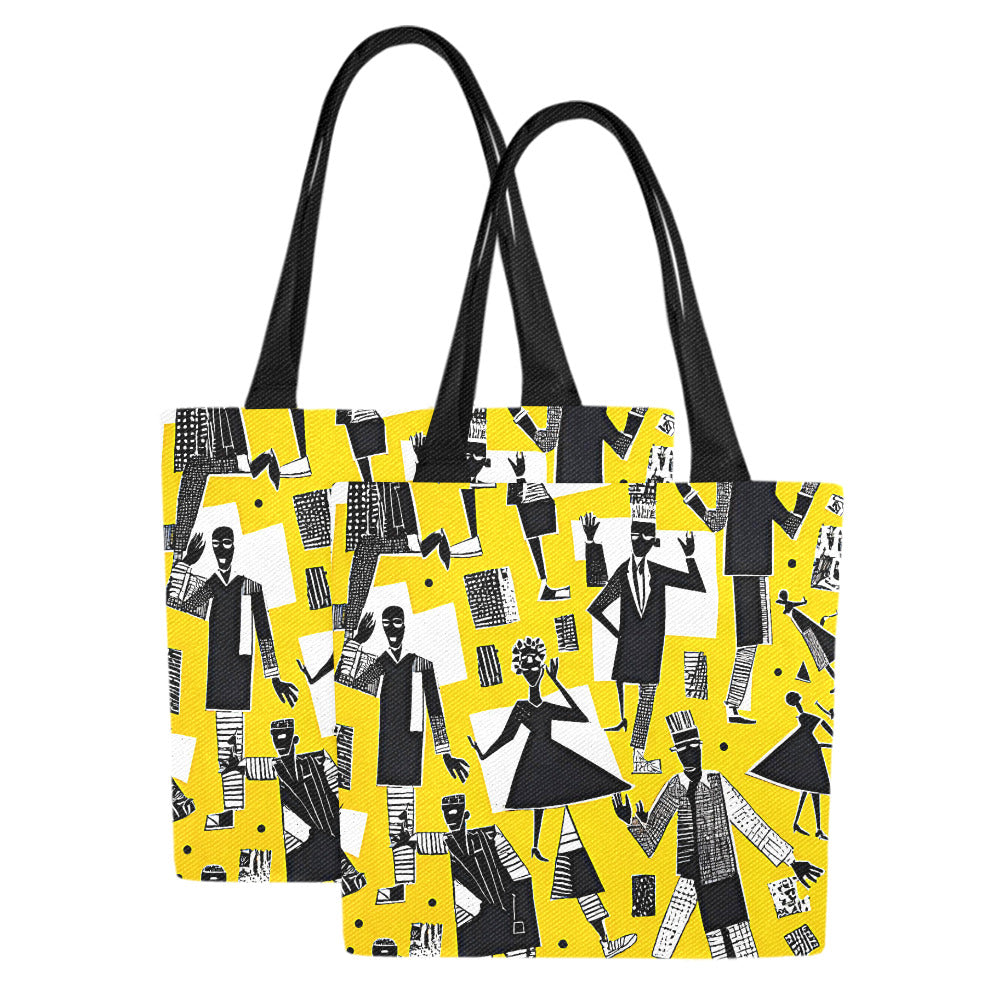 Canvas Tote Bag Alujo gidi (Set of 2)