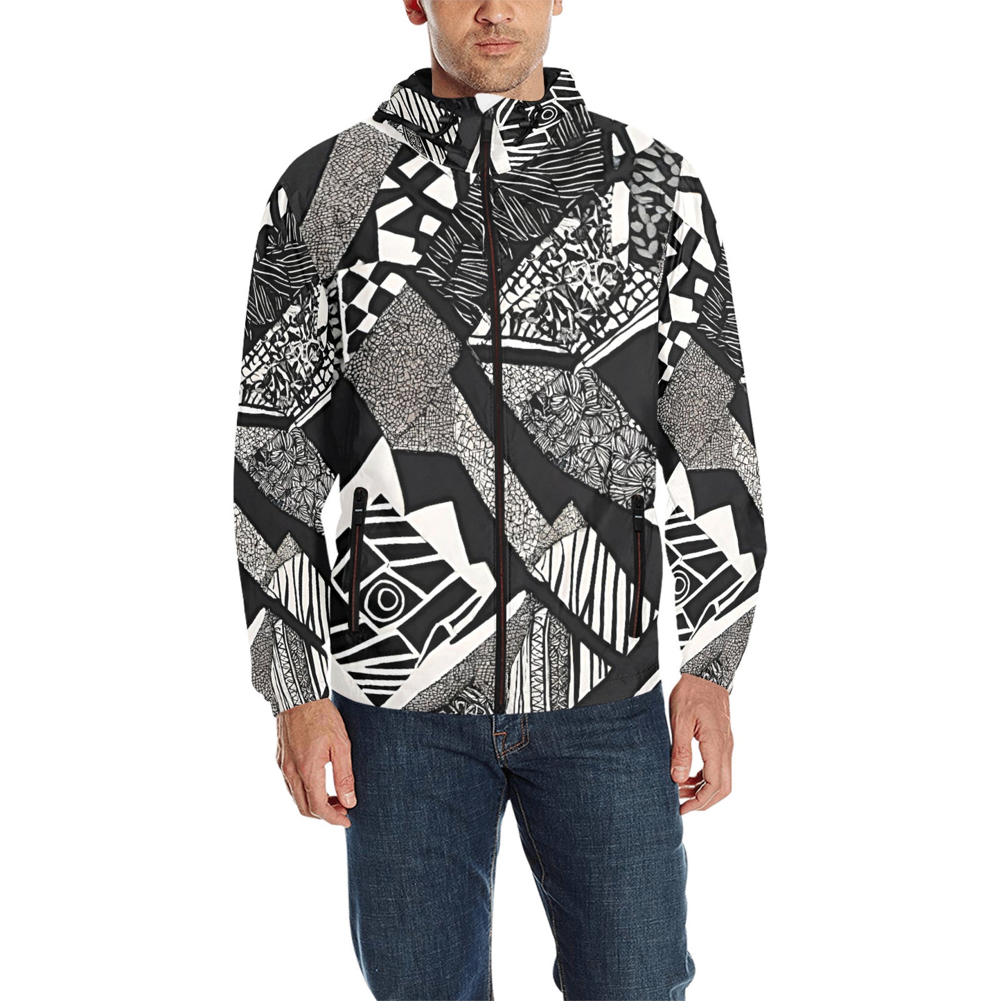 Gift Men's Quilted Windbreaker Rerin