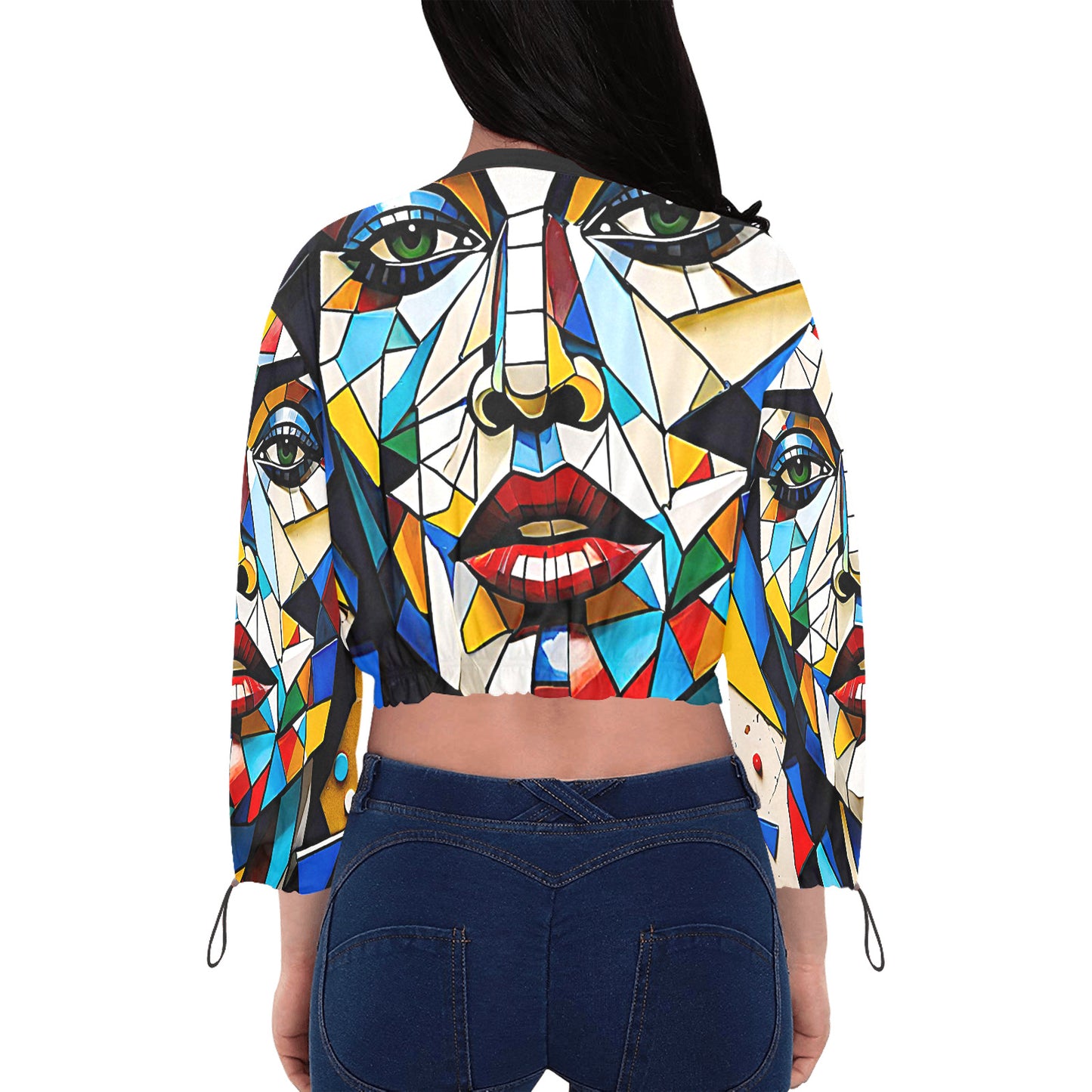 Gift Women's Chiffon Cropped Jacket Didan