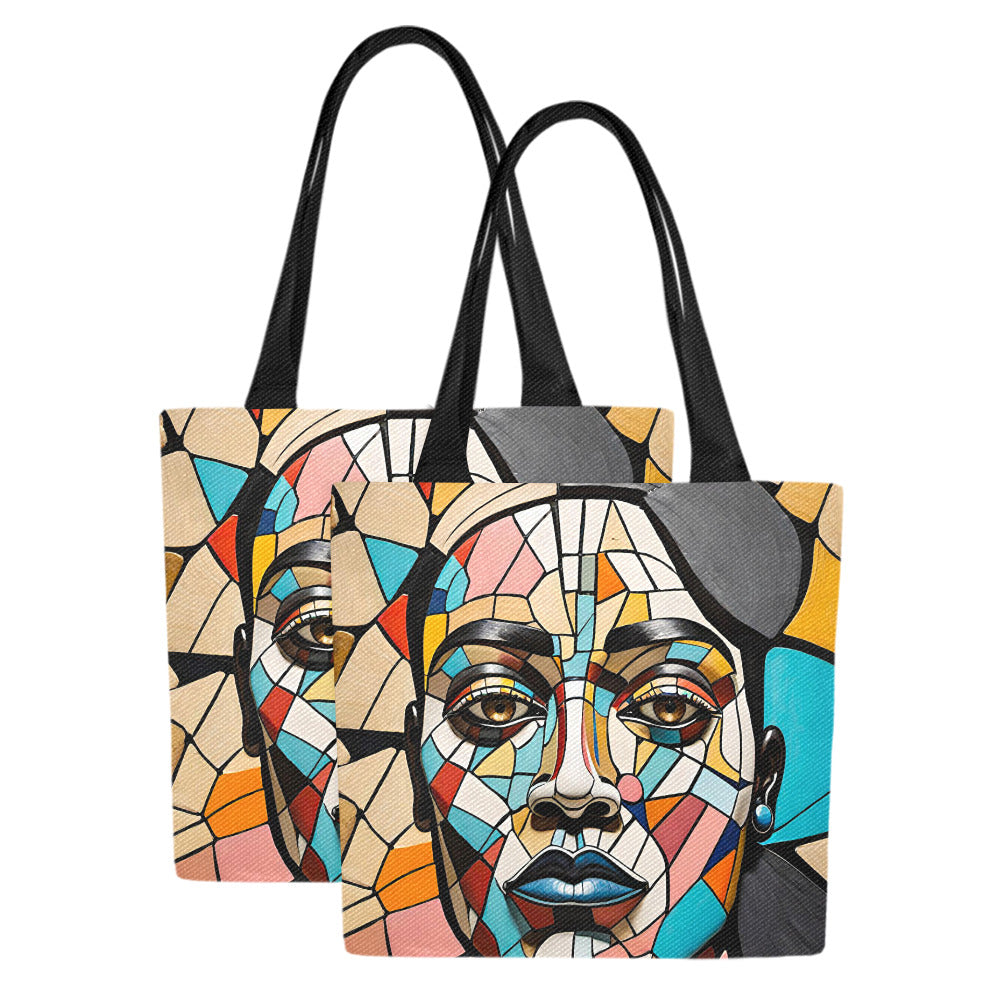 Gift Men and Women's Canvas Tote Bag Okutadele (Set of 2)