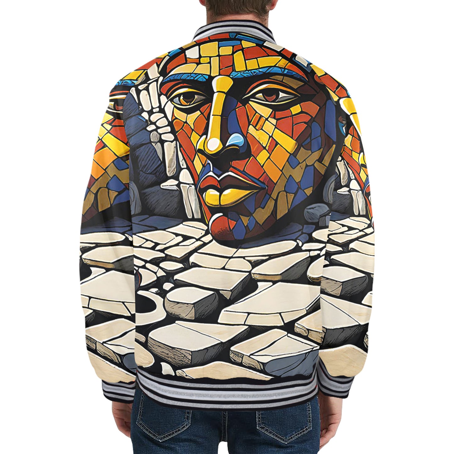 Gift Men's Bomber Jacket Oju Okuta aura