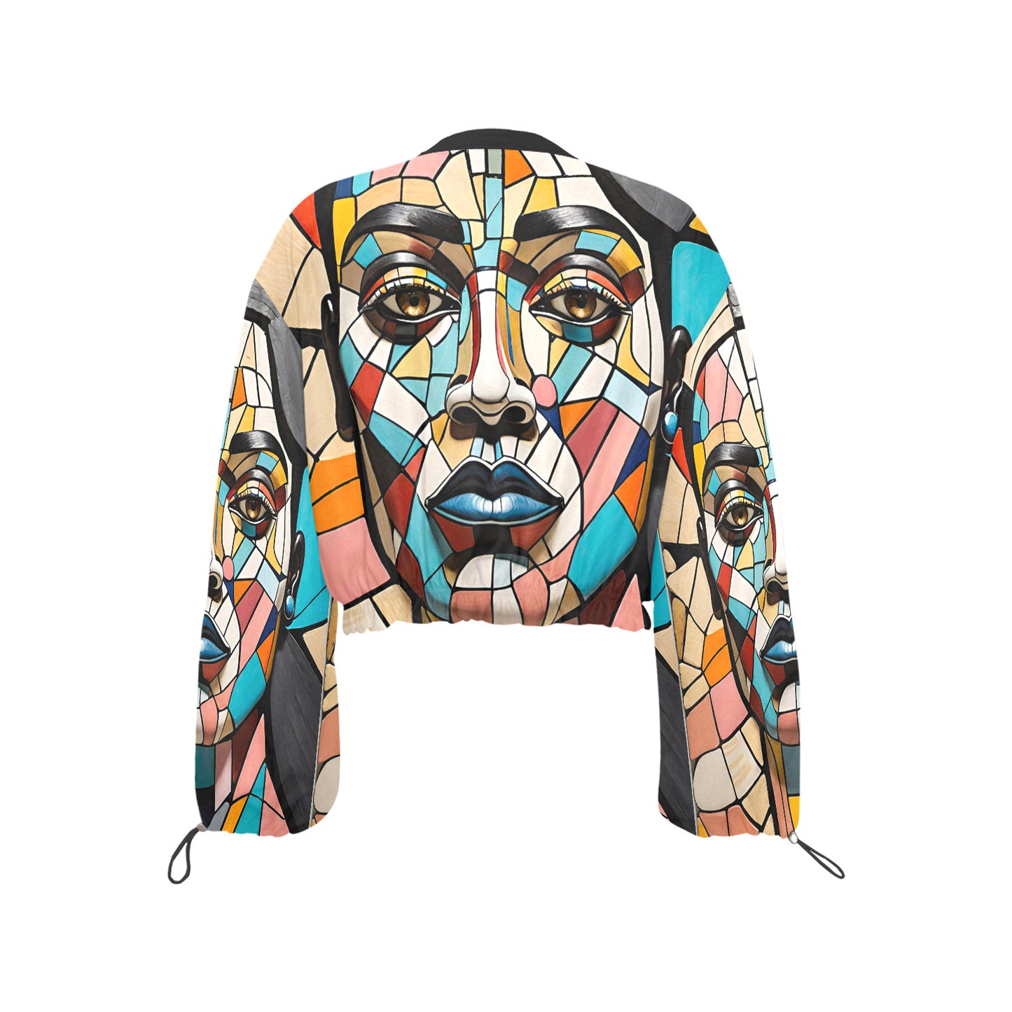 Gift Women's Chiffon Cropped Jacket Okutadele