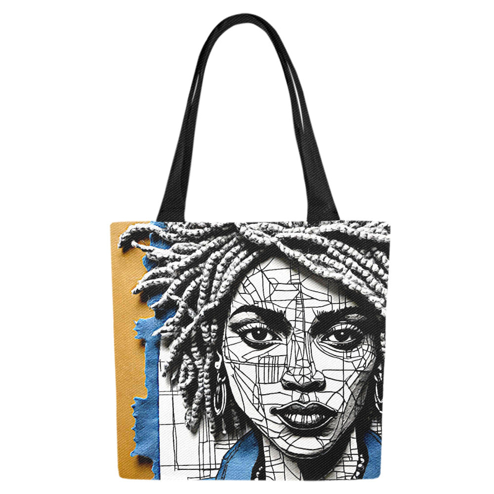 Canvas Tote Bag Ironi (Set of 2)