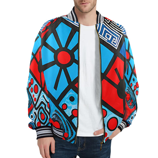 Gift Men's Striped Bomber Jacket Ore aura