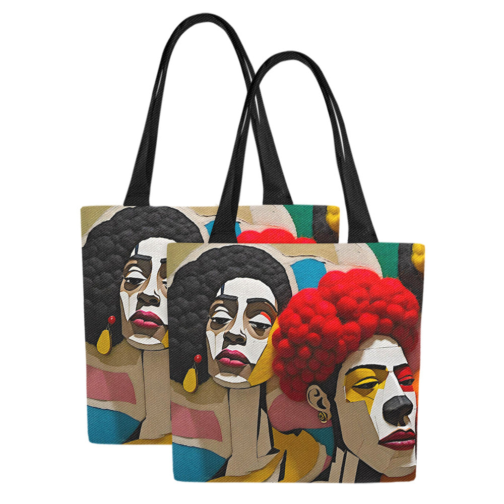 Canvas Tote Bag Sisi Meji (Set of 2)