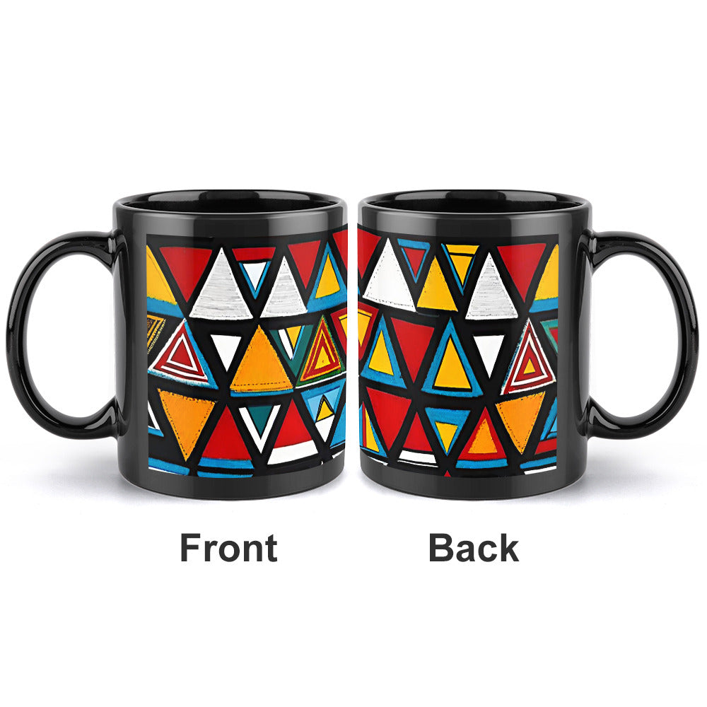 Gift Men and Women's Black Mug Bamu