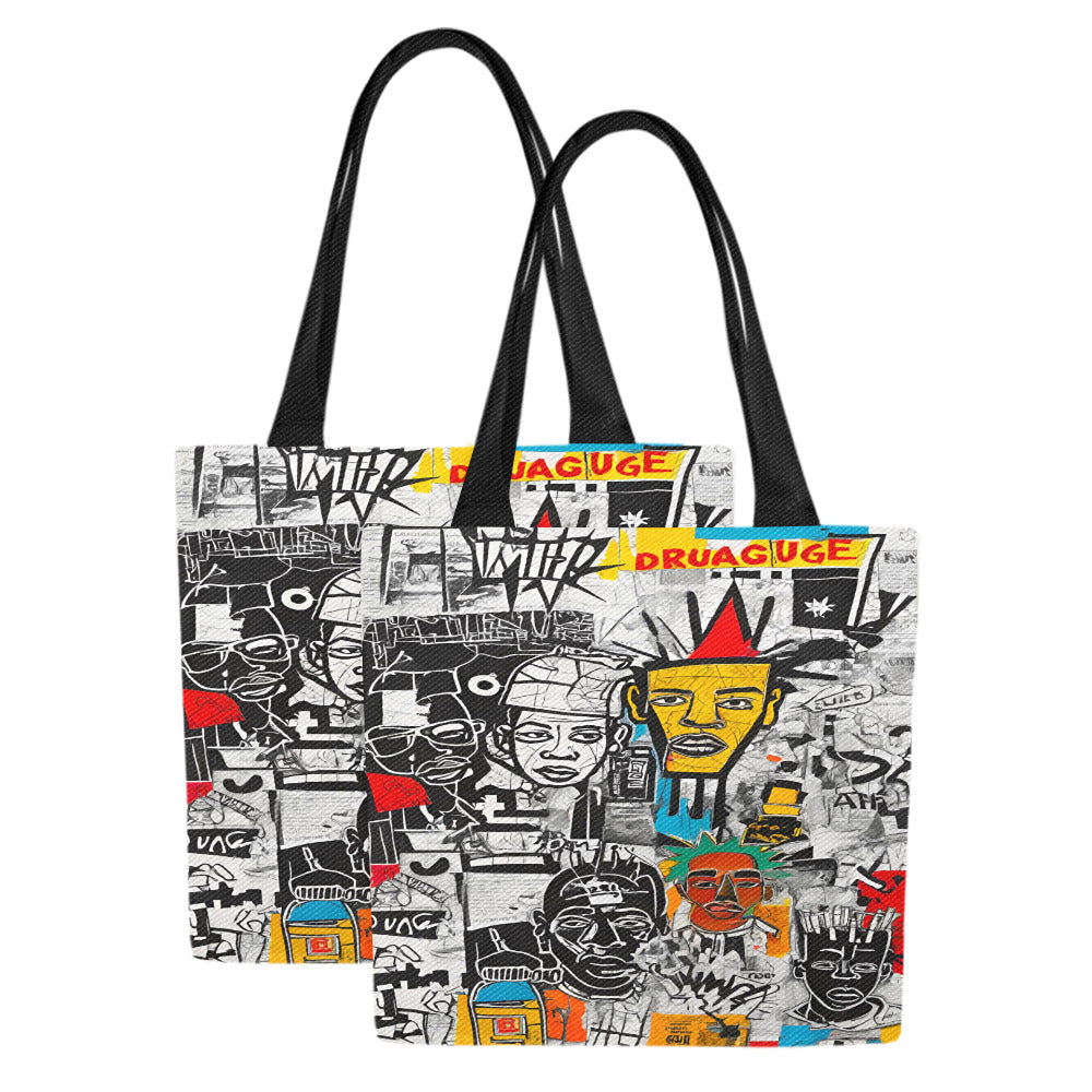 Canvas Tote Bag Apo gan (Set of 2)