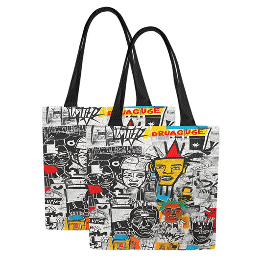 Canvas Tote Bag Apo gan (Set of 2)