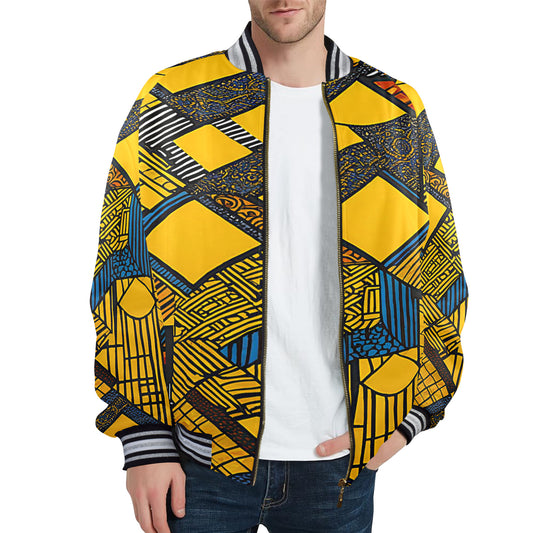 Gift Men's Stripped Bomber Jacket Yori