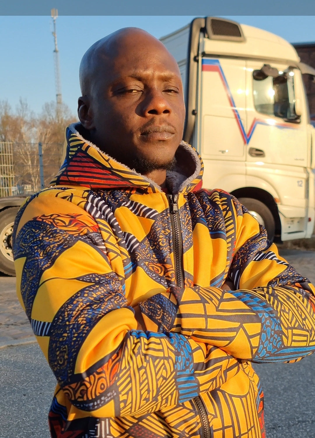 Ankara Fleece Jacket For Men by Giftmofe featuring Giftmofe. 
