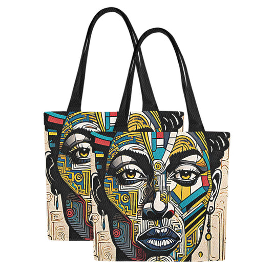 Gift Women's Canvas Tote Bag Sogbo (Set of 2)