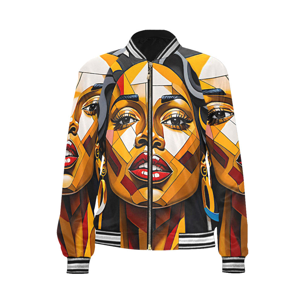 Gift Women's Horizontal Stripes Jacket Mumi