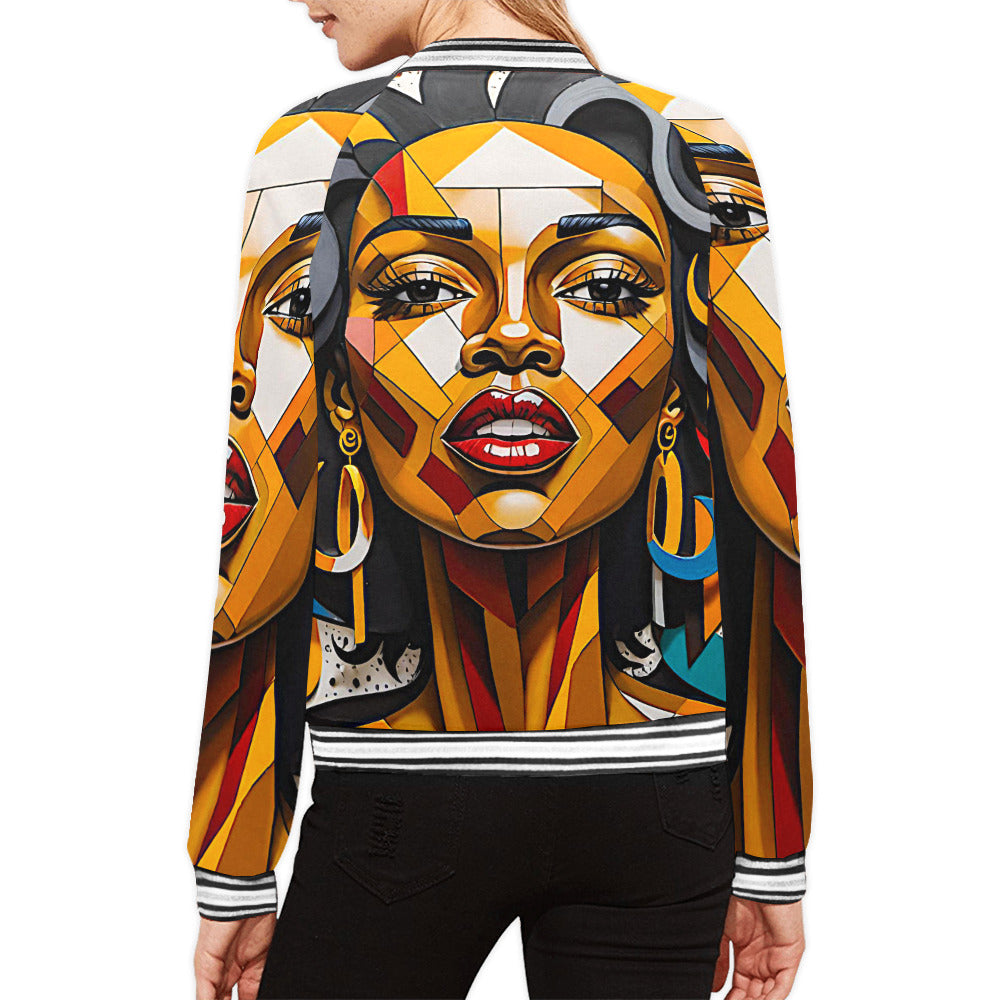 Gift Women's Horizontal Stripes Jacket Mumi