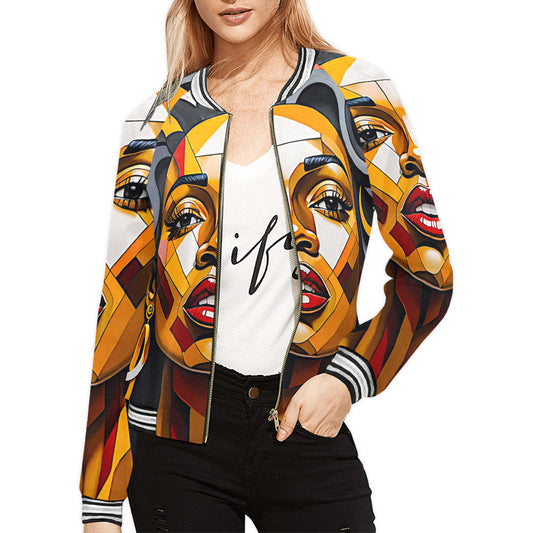 Gift Women's Horizontal Stripes Jacket Mumi