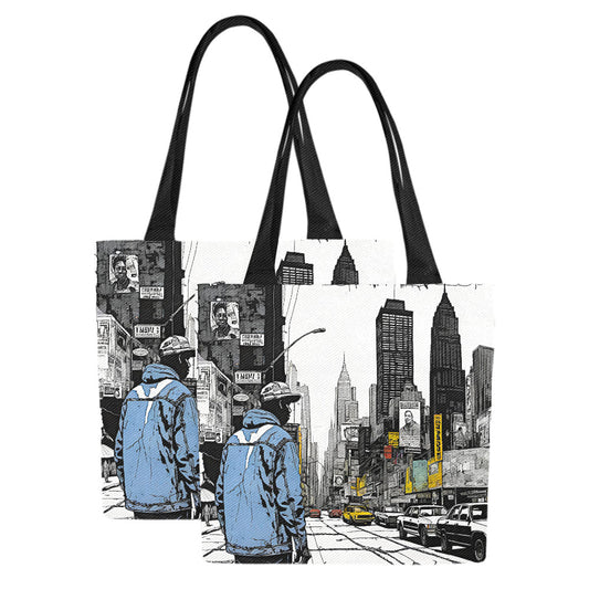 Canvas Tote Bag Ilu Nla (Set of 2)