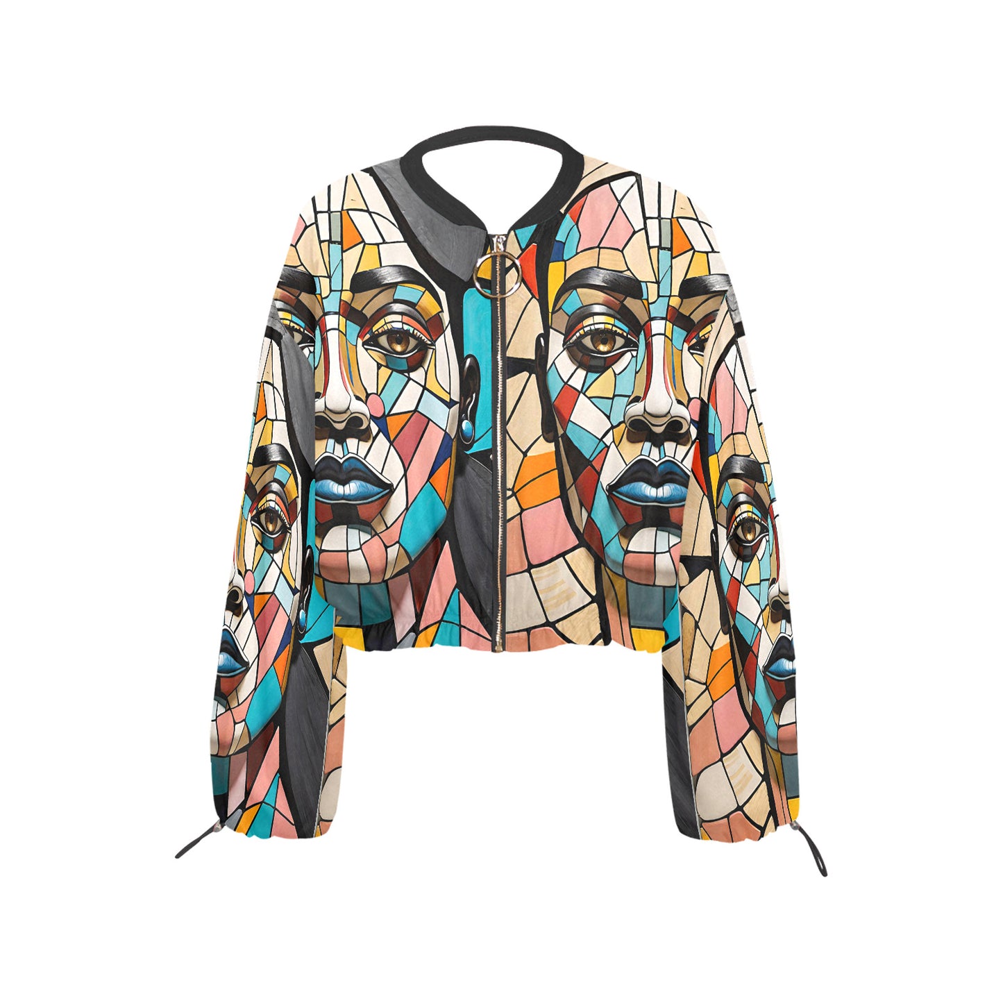 Gift Women's Chiffon Cropped Jacket Okutadele