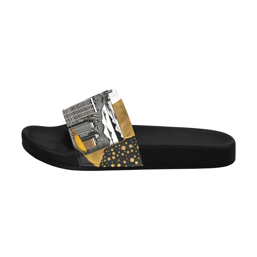 Gift Men's Slide Sandals Ilu nla