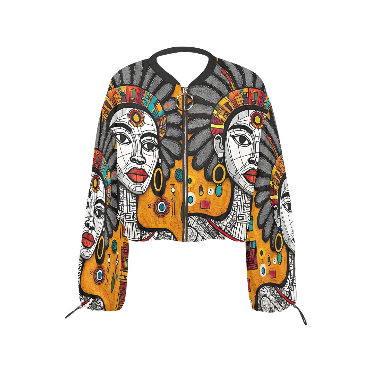 Gift Women's Chiffon Cropped Jacket Arewa Ijaw