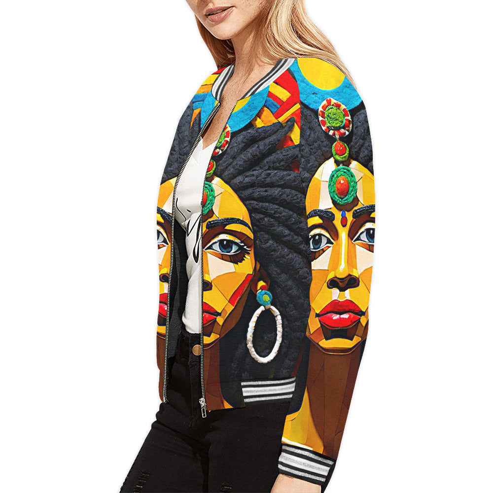 Gift Women's Horizontal Stripes Jacket