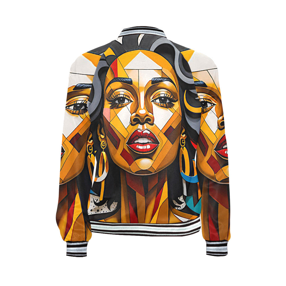 Gift Women's Horizontal Stripes Jacket Mumi