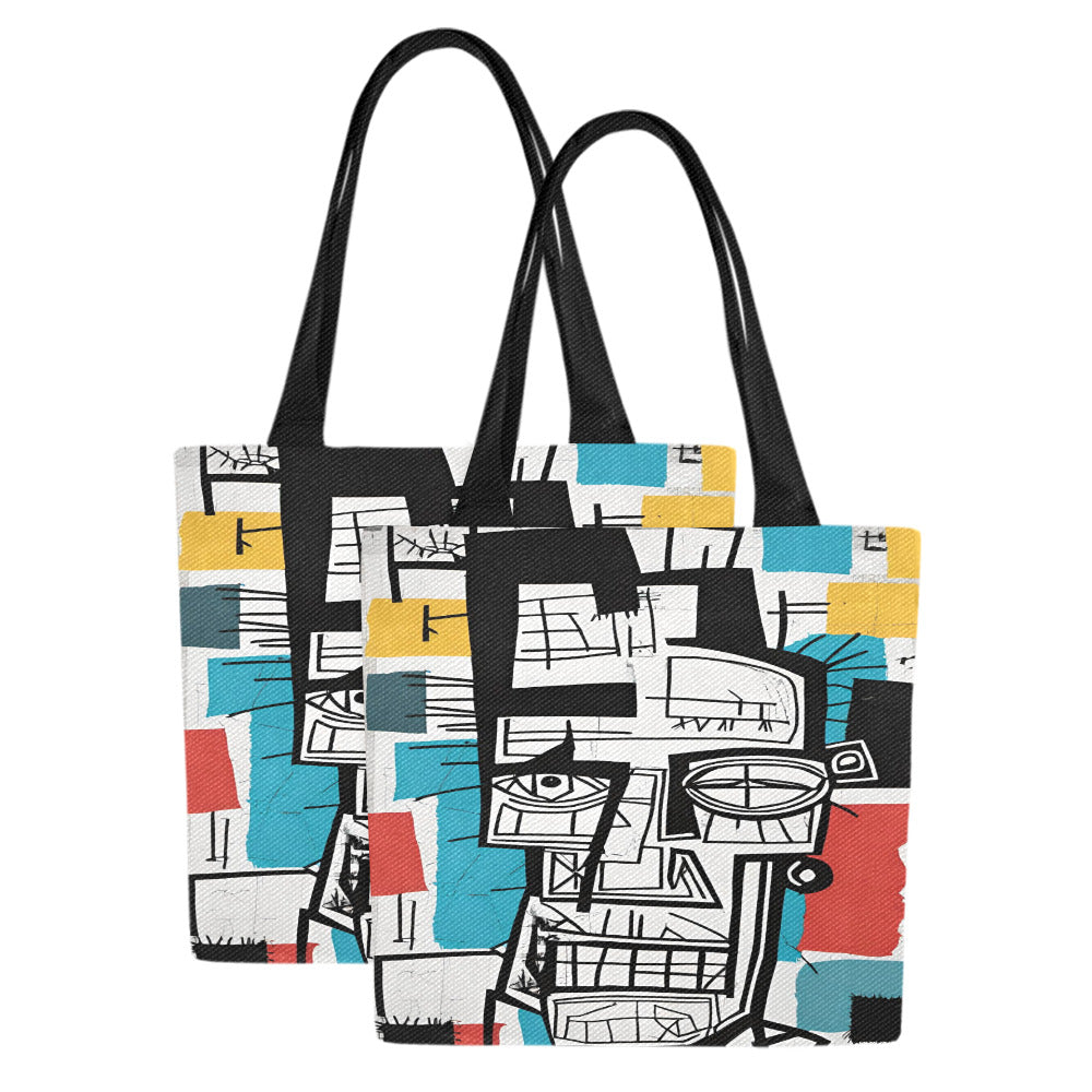 New!!! Gift Women Canvas Tote Bag Ninu 2 Pack (Best Friends Offer)