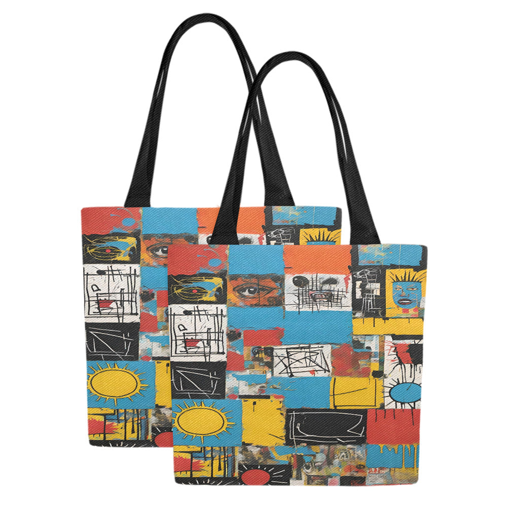 Canvas Tote Bag Itan (Set of 2)