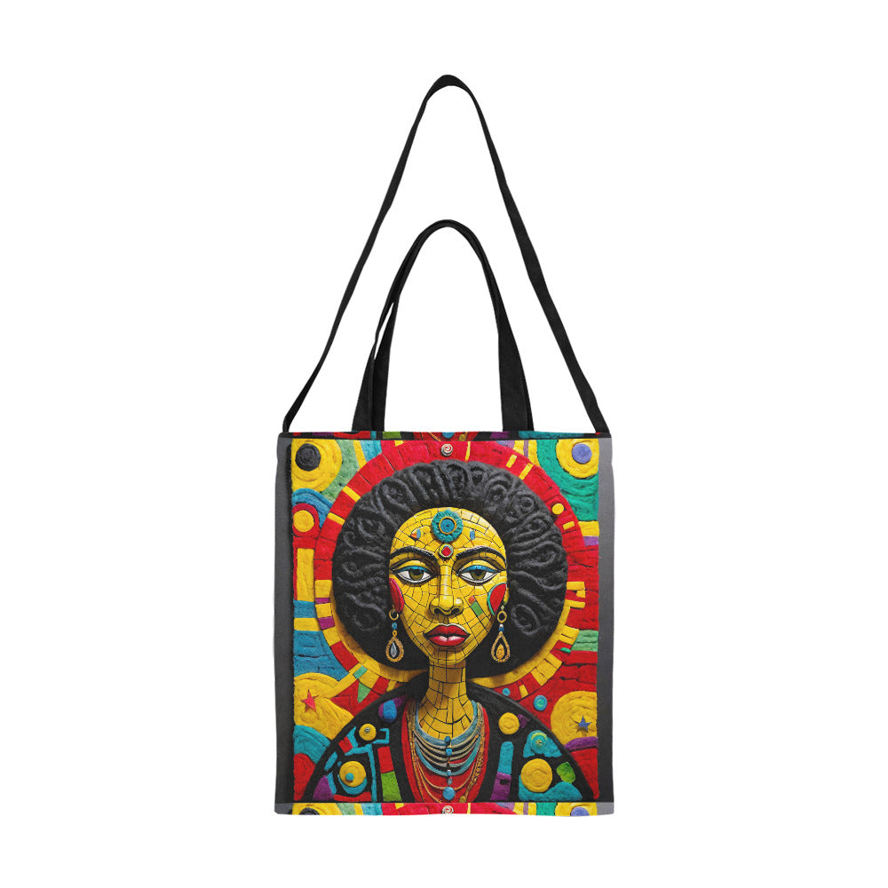 Gift Women's Canvas Tote Bag(Medium) Daju Daju