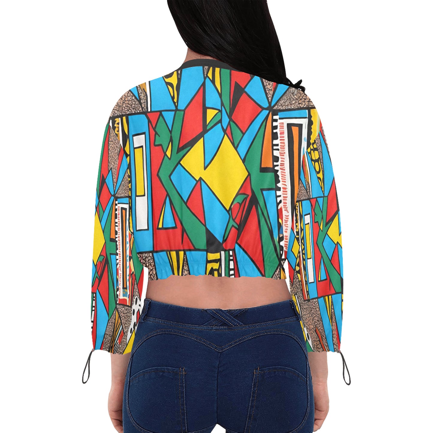 Gift Women's Chiffon Cropped Jacket Ijebu
